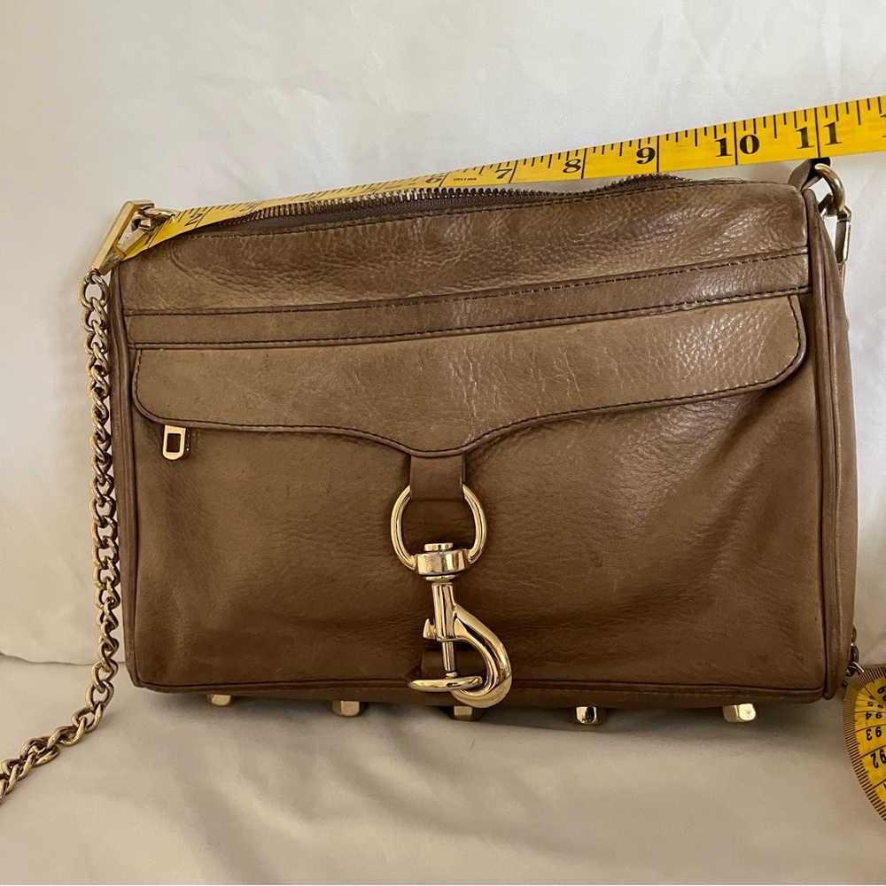 Rebecca Minkoff Tan Leather MAC Crossbody Bag - Picture 11 of 12